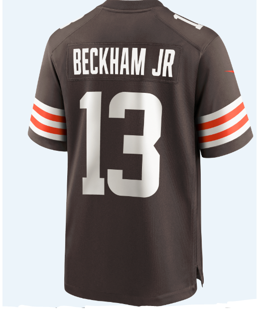 NFL_Jerseys 06F Jersey Cleveland''Browns'' #13 Odell Beckham Jr 71 Jedrick  Wills 24 Nick Chubb''NFL''Women Custom Vapor Limited Jersey 