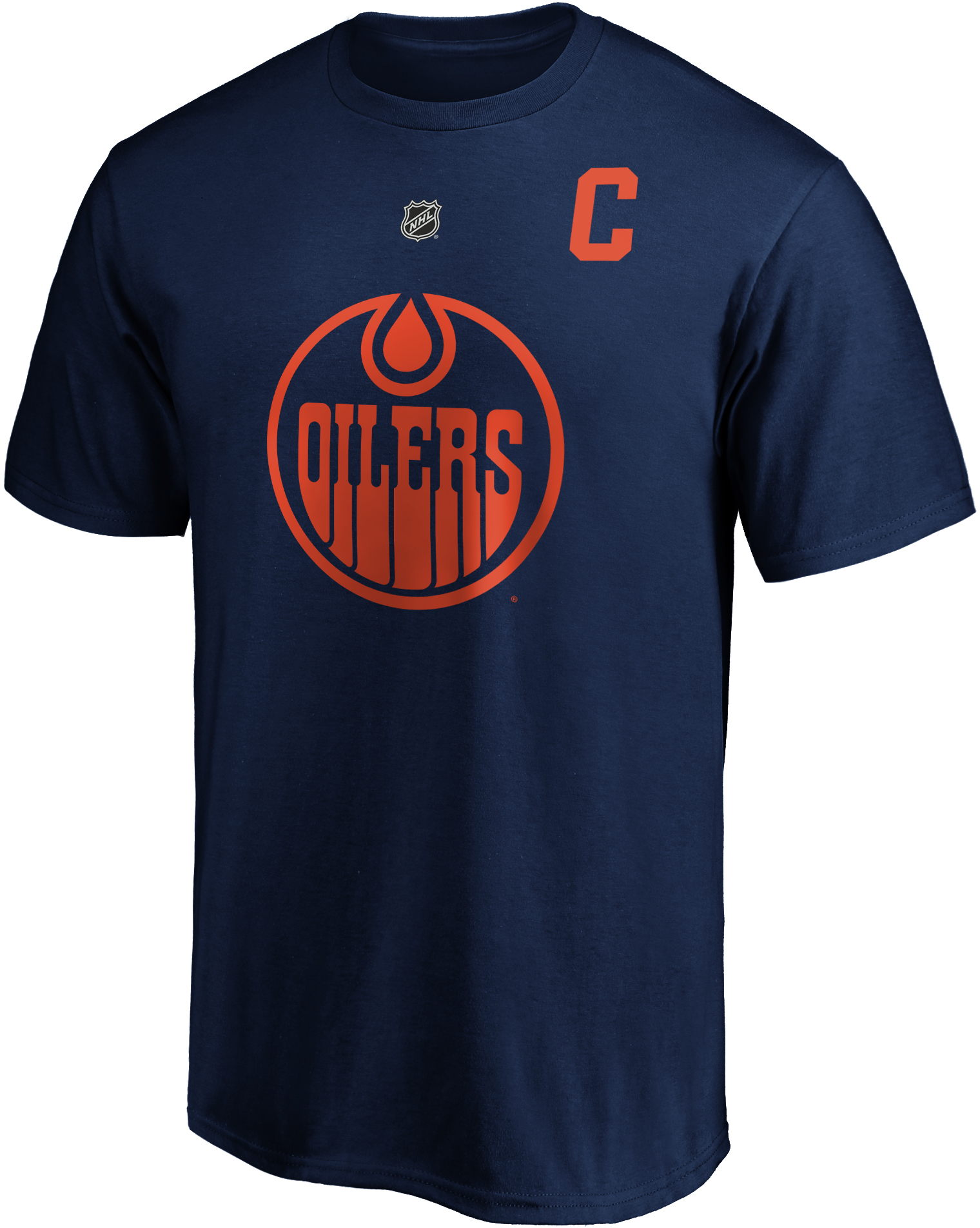 Alternate Authentic Stack Name and Number Men's Tee - Edmonton Oilers McDavid