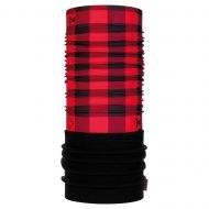 ADULT POLAR TUBE RED PLAID