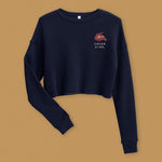 Load image into Gallery viewer, Let&#39;s Get This Bread Embroidered Crop Sweatshirt / Simplified - Ni De Mama Chinese Clothing
