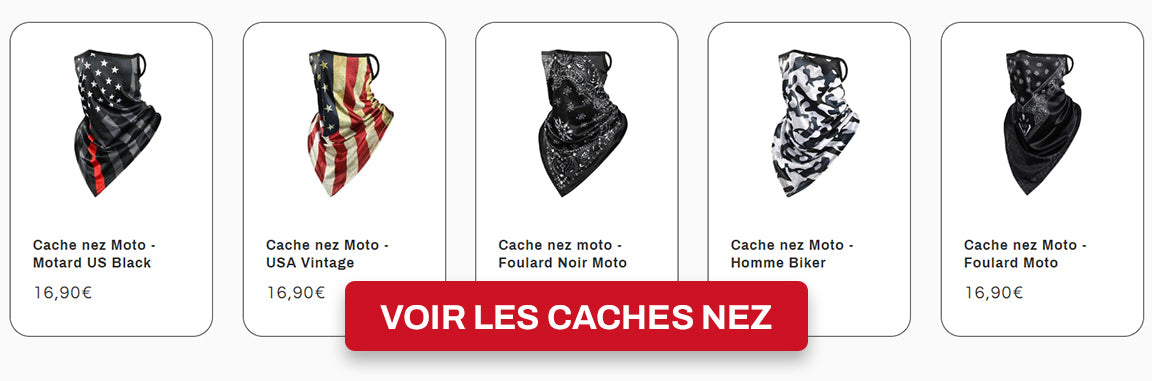 Collection Cache-Nez Moto