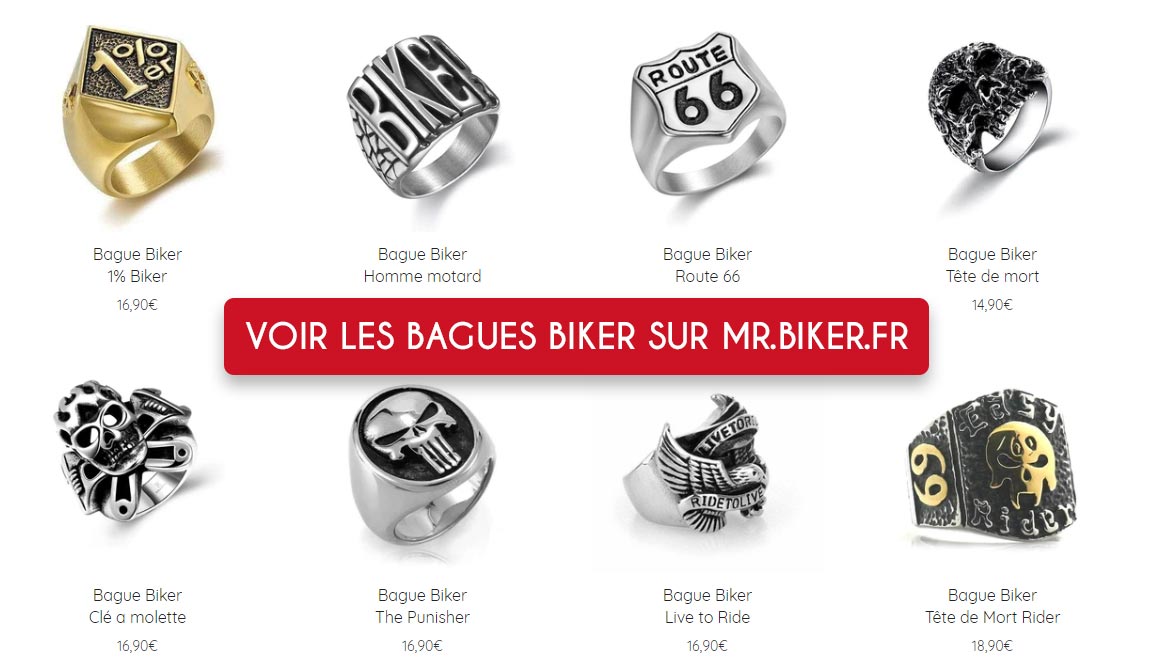 Collection bague biker