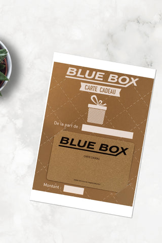 carte cadeau Blue Box