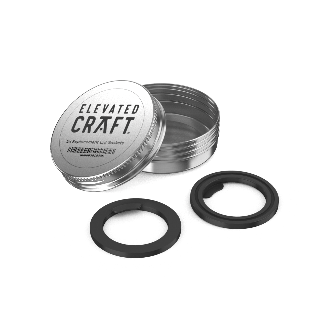 Hybrid Shaker Small Lid Gasket Kit, Elevated Craft