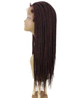 Layla Red and Black Synthetic HD Lace Wig wig