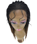 Virgin Human Hair Fertilizer Braided Lace Front Wigs in USA for Sale