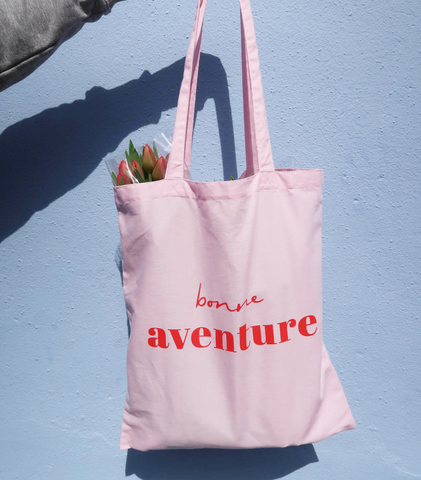 pink Bonne Aventure tote bag