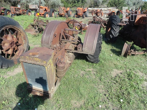 Rusty tractor