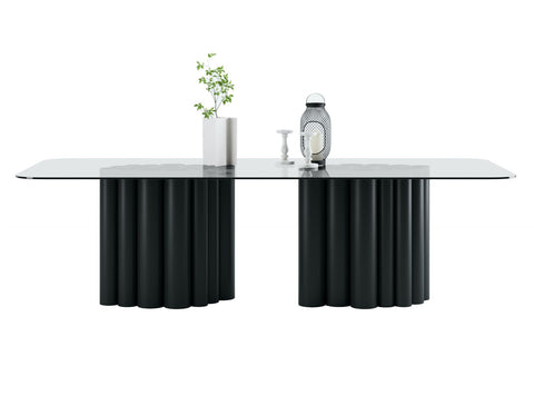 DE.CI Furniture FR.ST Glass Dining Table
