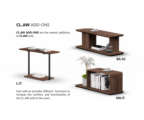 DE.CI Furniture CL.AW Sofa Add-ons