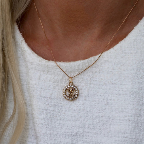 Louis Vuitton Lock Charm Necklace – Modern Love Jewelry