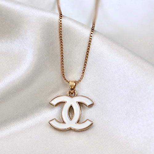 chanel fleur de strass necklace