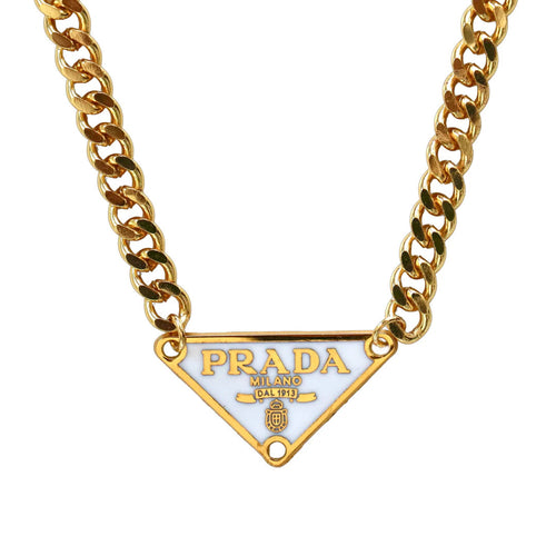 LV Mini Lock Repurposed Necklace Gold — Wooden Nickel