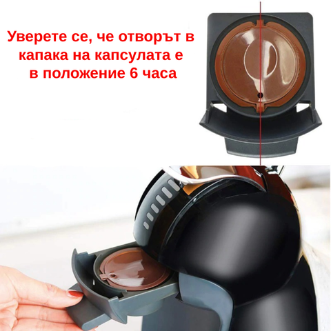 Как се използва многократна капсула за Dolce Gusto