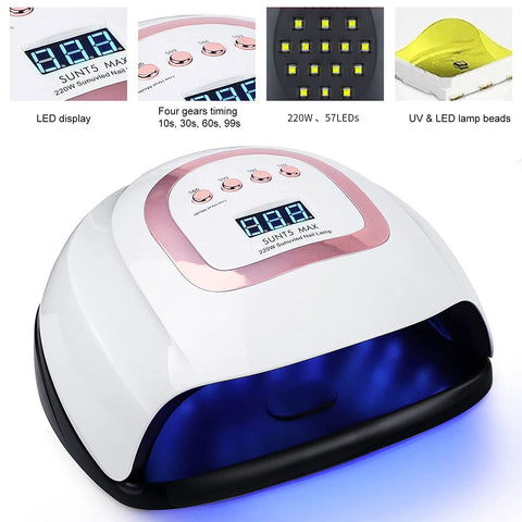 UV-LED-lámpa-manikűr-Sun-T5-Max-Atron