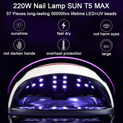 UV-LED-lámpák-manikűr-Sun-T5-Max-Atron