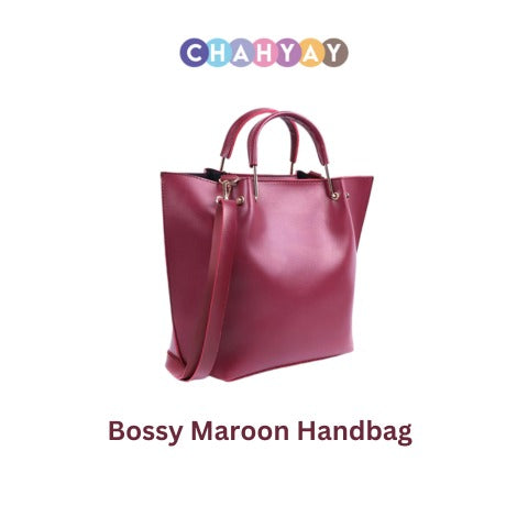 Bossy Maroon HandBag