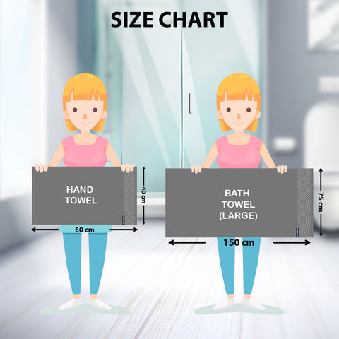 Size Chart for Towels