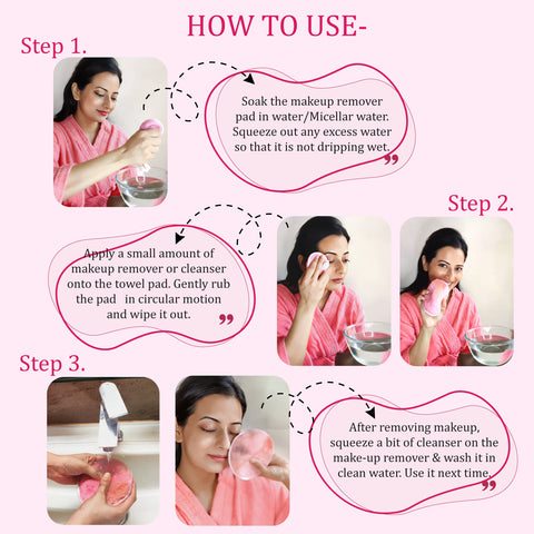 How to use microfiber makeup remover towel pads