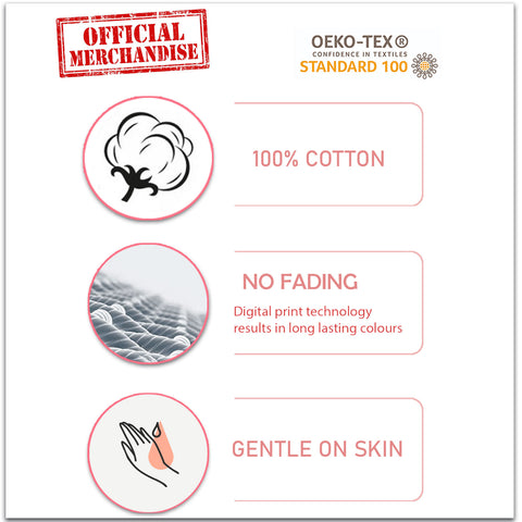 Features of 100% terry cotton kids towel from sassoon fab