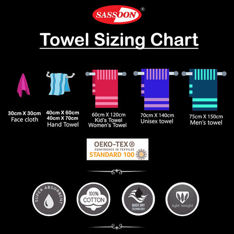 Towel Size Chart 