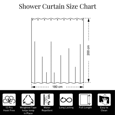 Shower Curtain Size Chart