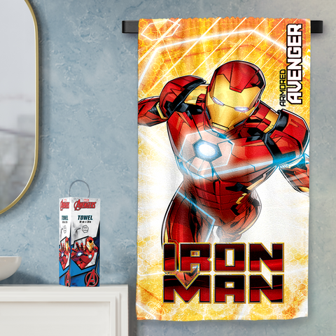 Ironman Towel for kids ( High Quality, Ultra absorbing, Vibrant design) 