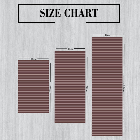 Size Chart for Kids Mat