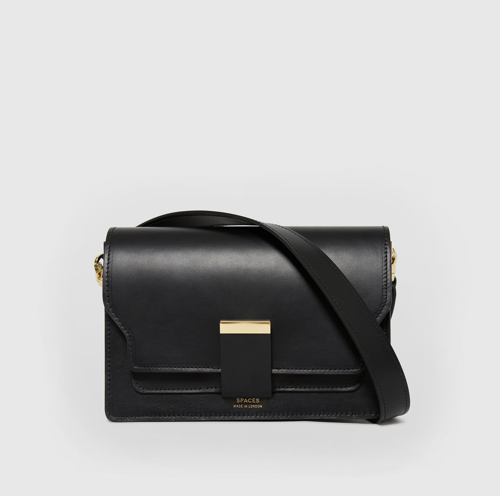 BLACK NAOMI STRAP BAG – SPACES