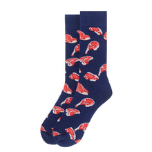 Load image into Gallery viewer, Men&#39;s Socks - Meat lovers Novelty Socks
