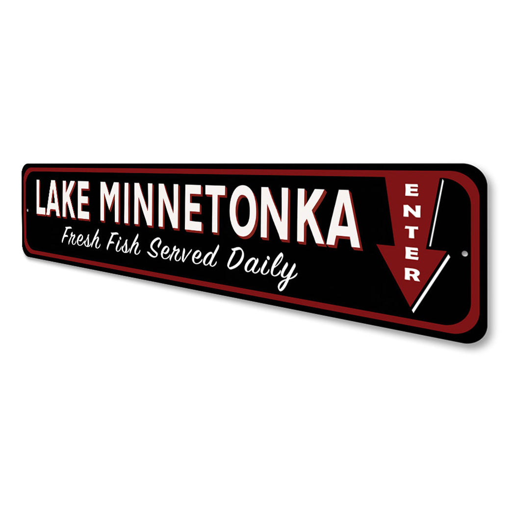 Fresh Fish Lake Sign