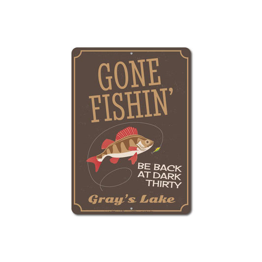 Gone Fishing Sign – Lizton Sign Shop Wholesale