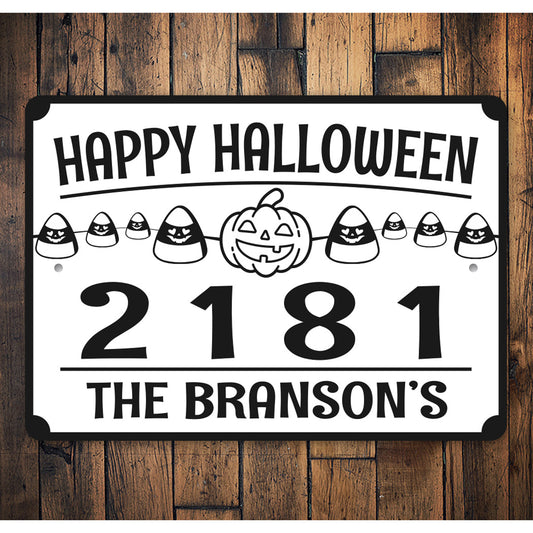 Happy Halloween Please Take One Sign – Lizton Sign Shop