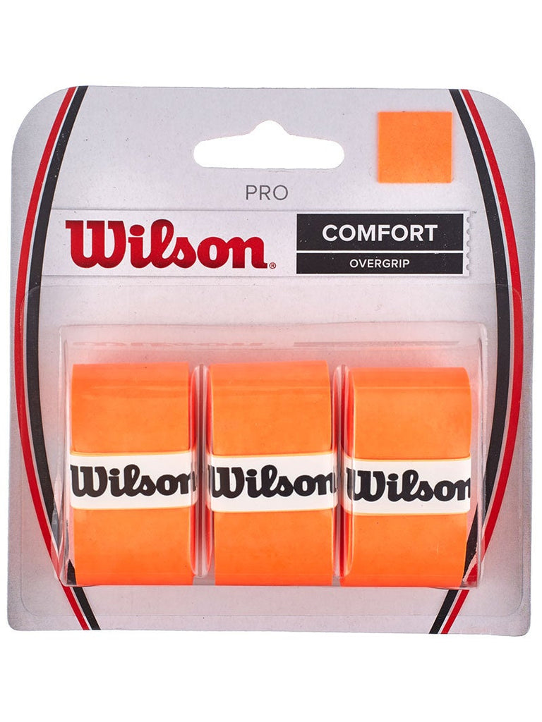pegamento menos Teleférico Wilson Pro Overgrip 3 Pack Orange – TC Tennis Racquet