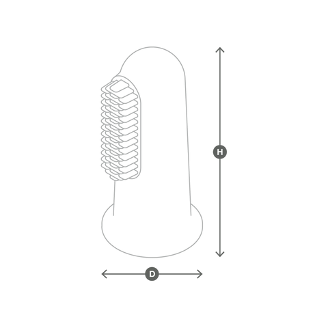 Dito Dog Toothbrush_ Size Chart