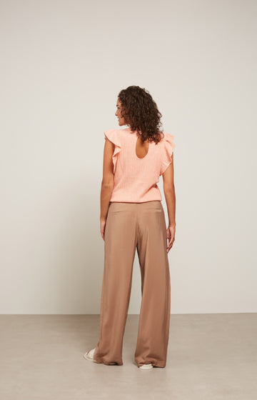 Crepe Side Zip Wide Leg Cropped Trousers  Jigsaw  MS