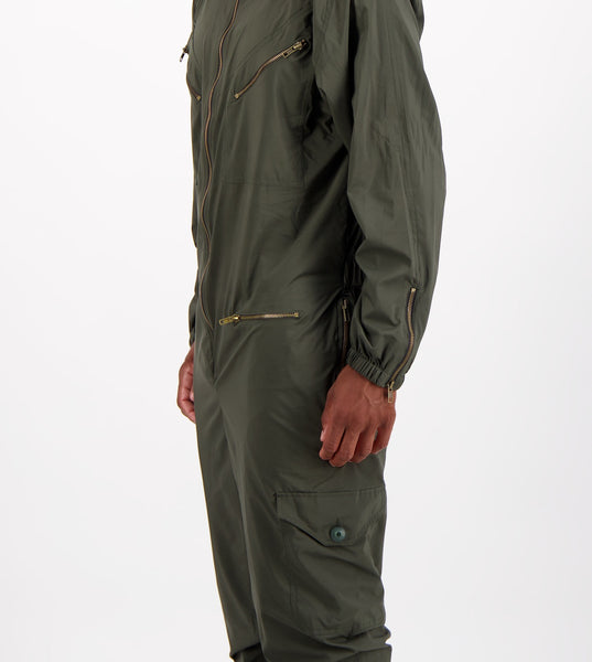 Look The Rain Maverick rain suit - Khaki pocket details