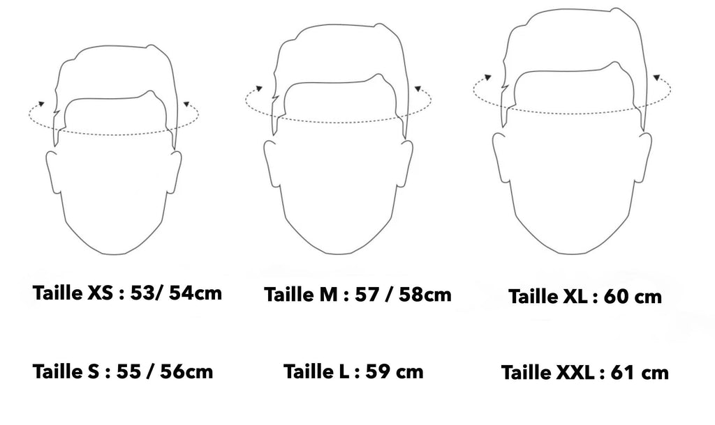 Guide des tailles Casque SpeedBike CGM ZED