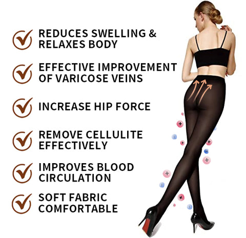 UltraSLIM Tourmaline Ion Body Shaping Silk Stockings