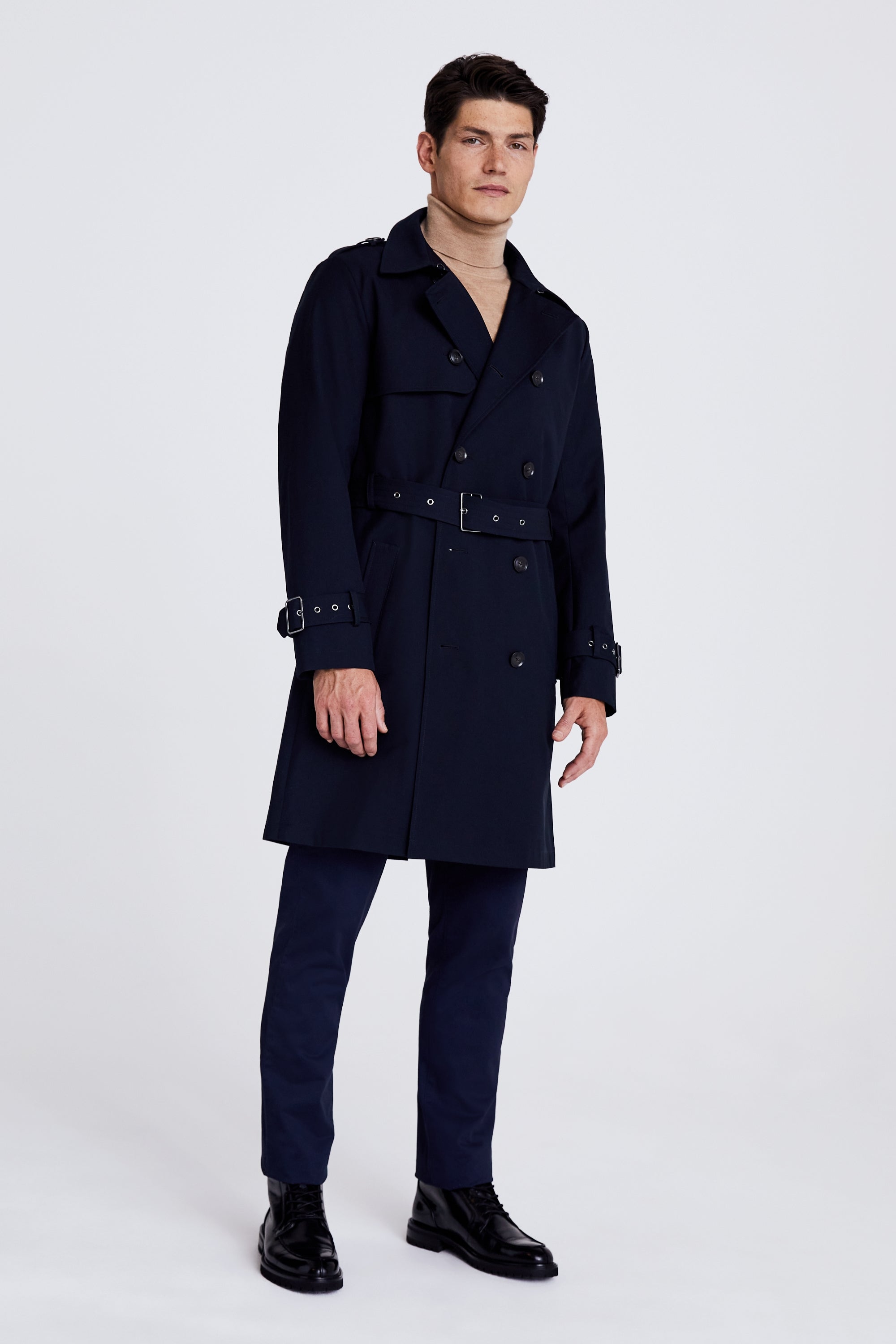 MOSS | Navy Trench Coat | Moss Box