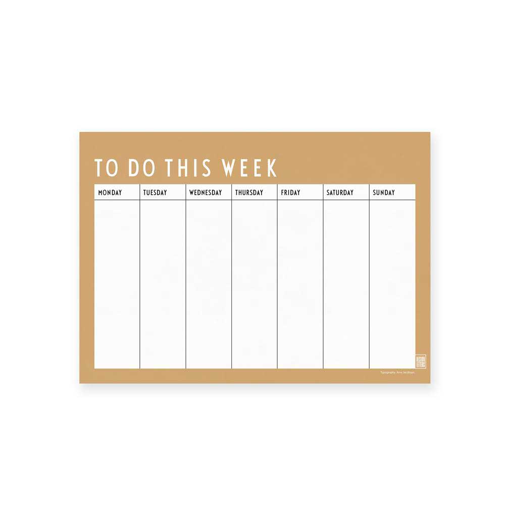 Weekly Planner – Design USD