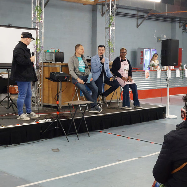 Greg, Andy and Shirley on stage at Keto Fest Bristol 2023