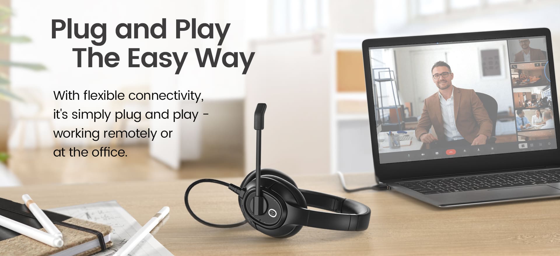 plug-and-play H2 headset