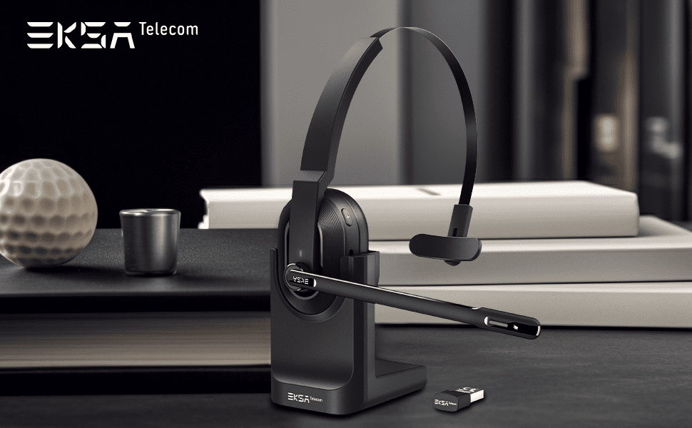 Bluetooth headset with mic for work