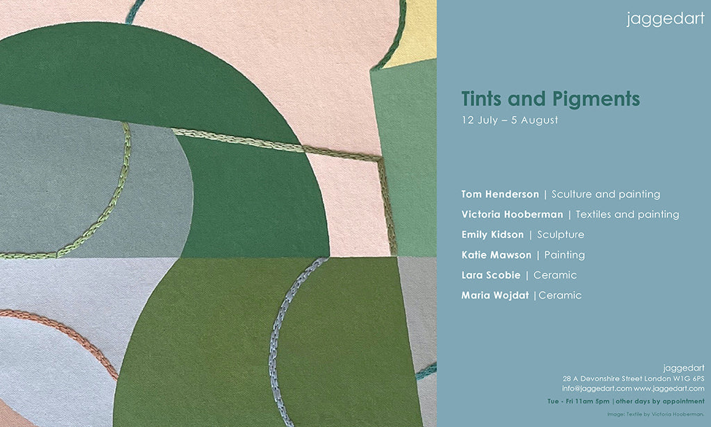 Flyer for the exhibition Tints and Pigments