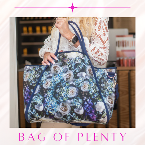 Stability Bag of Plenty: Designer Neoprene Nappy Bag / Handbag
