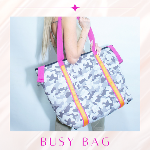 Survival Busy Bag: Extra Large Neoprene Bag from Lily Rose Collection