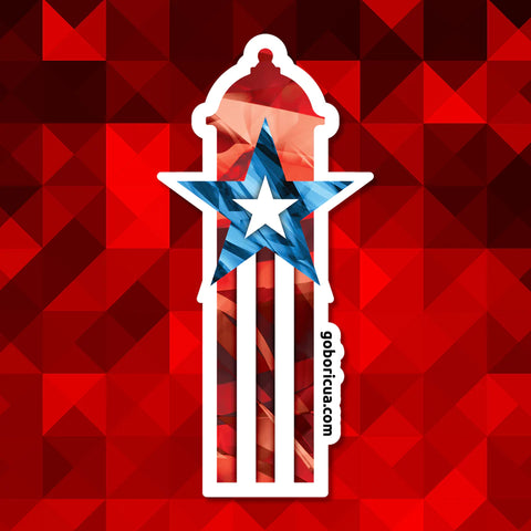 Boricua Star Puerto Rico Sticker