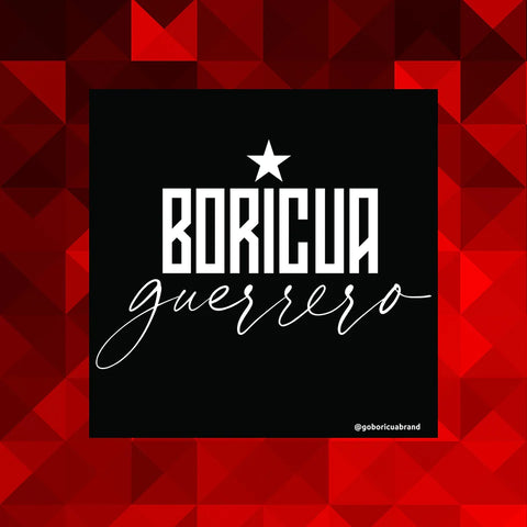 Boricua Guerrero Puerto Rico Sticker
