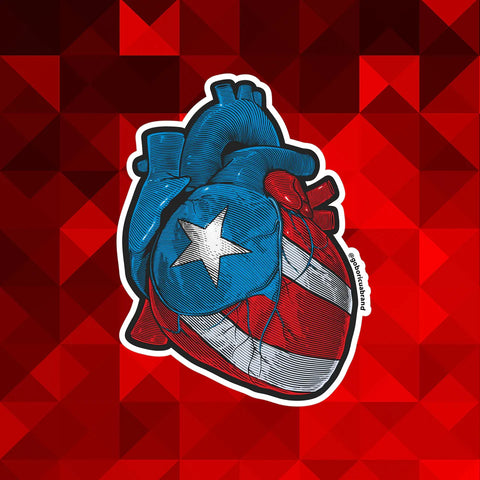 Patria Adentro Puerto Rico Sticker